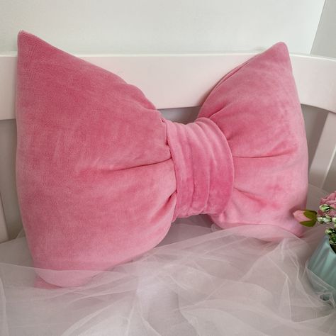 Pink Bow, Bow Shape Pillow, Coquette Pillow, Cottage Core Pillow, Velvet Bow Pillow, Mother's Day Gift, Lumbar Accent Pillow - Etsy Pink Apartment Essentials, Pink Dorm Decorations, Cute Pink Decor, Cute Pillows For Bed, Pink Pillows Bedroom, Pink Bed Pillows, Girly Pillows, Pillow Coquette, Pink House Decor