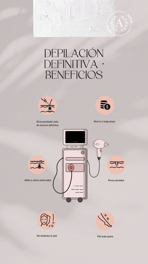 Depilación definitiva • Diseño #trendstoday #svg #bizbranding Permanent Laser Hair Removal, Wax Studio, Beauty Skin Quotes, Spa Marketing, Esthetician Marketing, Instagram Branding Design, Brochure Inspiration, Beautiful Logos Design, Online Logo Design