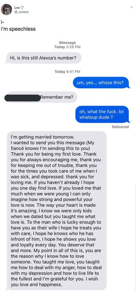 This Woman Got A Text From Her Ex Right Before His Wedding Day, And It's Surprisingly Heartwarming How To Reply To An Apology, Thank You Ex Boyfriend Quotes, Ex Bf Text Messages, Last Message To Him Before Breakup, Paragraph For Ex Boyfriend, Reasurrance Texts For Her, Hows Your Day Text, Apology Paragraphs To Girlfriend, Sorry Text To Girlfriend