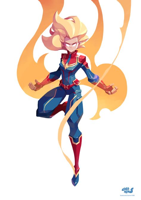 ArtStation - Captain Marvel , chanin suasungnern Chanin Suasungnern, Marvel Fanart, Captain Marvel Carol Danvers, Comedy Cartoon, Marvel Cartoons, Marvel Drawings, Marvel Artwork, Concept Ideas, Marvel Fan Art