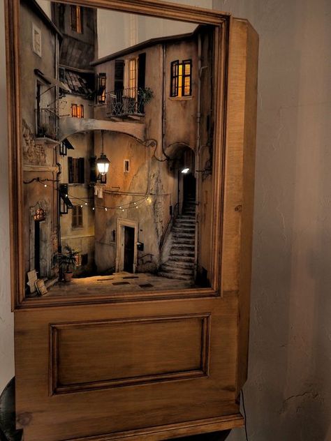 Room Box Miniatures, Shadow Box Art, Deco Originale, Miniature Rooms, Tiny World, Miniature Diy, Library Design, Book Nook, February 19