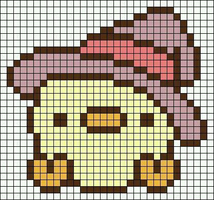 Acorn Pixel Art, Pixel Drawing Cute, Cute Pixel Art Anime, Cute Pixel Art Drawings, Easy Pixel Art 32x32, Simple Pixel Art Patterns 32x32, Pixel Art Templates Anime, No Face Pixel Art, Crochet Grid Patterns Free Easy