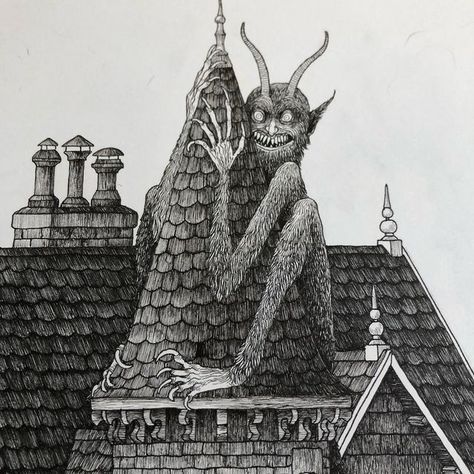 John Kenn Mortensen on Instagram: "Work in progress #johnkennmortensen #dreamhomes #darkart #horrorart #donkenn #workinprogress" John Kenn Mortensen, Ghouls Monster, Pi Art, John Kenn, Black Ink Art, Unusual Art, Thread Painting, Scary Art, Creepy Art