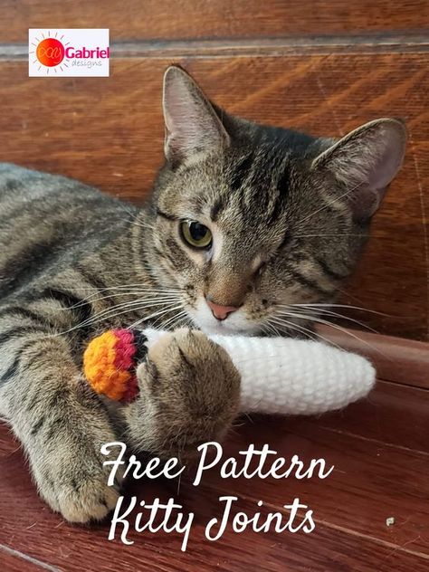 Free Pattern Crochet Kitty Joint DIY crochet cat toys #diycrochetcattoys #crochet #crochettoy #crochettoys 3.845 Crochet For Pets, Crochet Kitty, Crochet Cat Toys, Crochet Pet, Diy Cat Toys, Free Pattern Crochet, Crochet Cat Pattern, Cat Crochet, Crochet Design Pattern