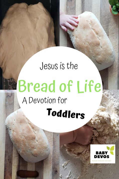 Jesus Is The Bread Of Life Craft, Bread Of Life Craft, Bible Activities For Toddlers, I Am Statements Of Jesus, Jesus Bread, Camp Out Vbs, Garlands Of Grace, Toddler Sunday School, Toddler Bible