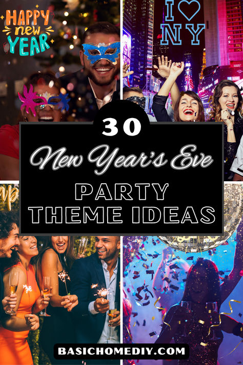 Are you hosting a celebration and looking for the best New Year’s Eve party themes to ring in 2024? If you answered yes, we’ve got 30 great ideas perfect for your New Year celebration. Theme Nouvel An, Nye Theme, New Years Party Themes, New Years Eve Pictures, New Year's Eve Party Themes, Ideas New Year, New Years Eve Party Ideas Decorations, Party Theme Ideas, New Eve