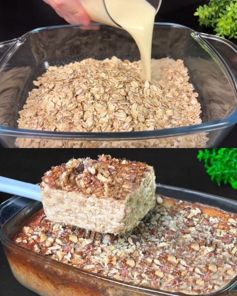 Healthy Oatmeal Breakfast Cake Healthy Oatmeal Deserts, Apple Oatmeal Cake Recipe, Healthy Oat Cake, Healthy Eggless Breakfast, Oatmeal Diet 7 Day, Oatmeal Recipes Breakfast Healthy, Healthy Oatmeal Cake, Oatmeal Yogurt Breakfast, Healthy Oat Recipes