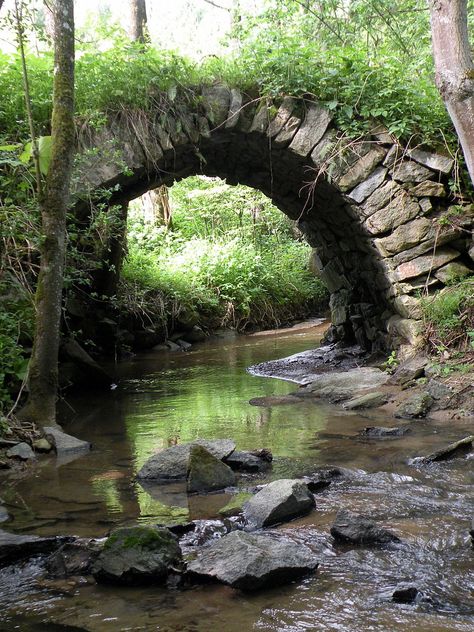 Fluffy Stool, Bridge Over Water, Old Bridges, Stone Bridge, Landscape Photography Nature, Painting Subjects, 수채화 그림, Old Stone, Free Fire