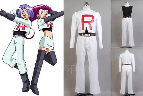 <b>If you wanna be the very best, like no one ever was, you better check these items!</b> Team Rocket Costume, Team Rocket Cosplay, Rocket Cosplay, Couple Costumes For Halloween, Pokémon Manga, Halloween Couple Costume, Future Costume, Pokemon Costumes, Team Costumes