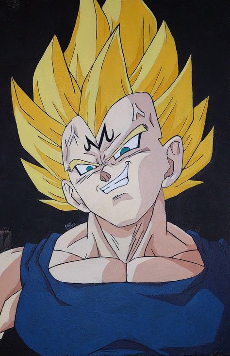 Majin Vegeta, Hair