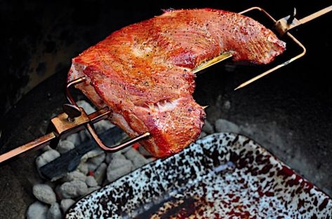 Rotisserie Tri-Tip - DadCooksDinner Spit Roast Lamb, Tritip Recipes, Rotisserie Recipes, Bbq Rotisserie, Boneless Leg Of Lamb, Spit Roast, Rotisserie Oven, Rotisserie Grill, Broiled Chicken