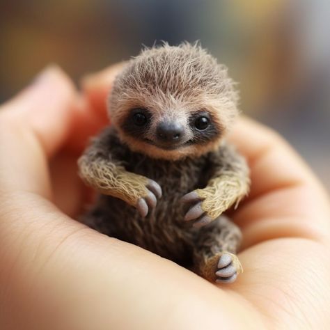 I Love Sloths | How Tiny🥰🥰 Baby Micro Sloth Sloth Aesthetic, Sloth Stuff, Cute Sloth Pictures, Baby Sloth, Favorite Animals, Cute Sloth, Pretty Wallpaper Iphone, Adorable Animals, Cute Little Animals