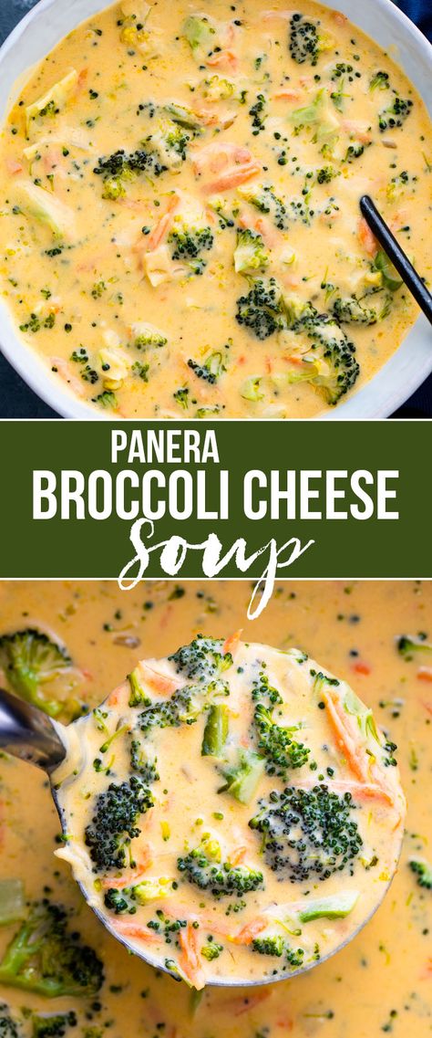 30 Minute Broccoli Cheddar Soup Salad Broccoli, Cheddar Soup Recipe, Carrots Broccoli, Creamy Broccoli Soup, Healthy Broccoli, Broccoli Cheese Soup Recipes, Cheese Soup Recipes, Broccoli Soup Recipes, Broccoli Salad Recipe