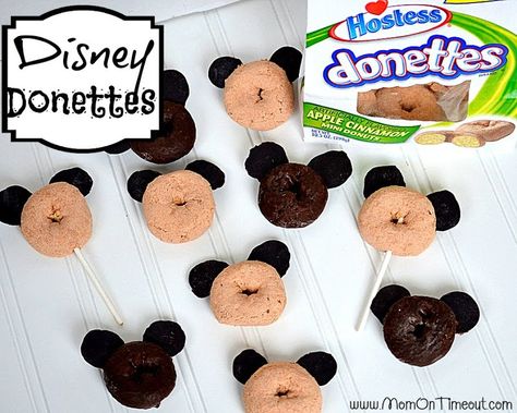 Disney Donuts - Mom On Timeout Disney Breakfast, Easy Italian Recipes, Finger Food Recipes, Disney Dishes, Disney Inspired Food, Mom On Timeout, Cake Pop Maker, Disney Countdown, Disneyland Birthday