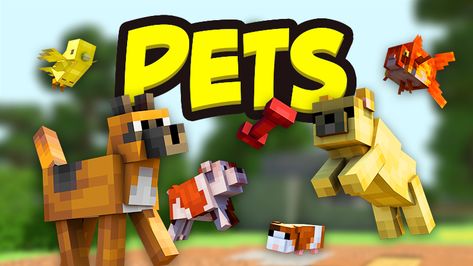 Pets in Minecraft Marketplace | Minecraft Better Minecraft, Marketplace Minecraft, Minecraft Dogs, Dragon Chicken, Minecraft Marketplace, Minecraft Food, Rare Rabbit, Wolf Plush, Blue Slime