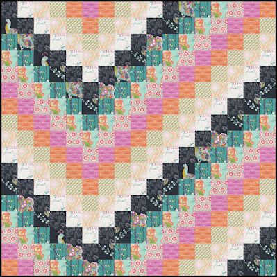 Polish Quilt Patterns, Quilt Trip Around The World, Quilt Around The World Pattern, Free Trip Around The World Quilt Pattern, Trip Around The World Quilt Ideas, Around The World Quilt Pattern Layout, Trip Around The World Quilt Pattern Free King Size, Jelly Roll Trip Around The World Quilt, Scrappy Trip Around The World Quilt Pattern Free