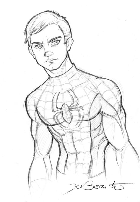 drawing of spiderman | Spiderman Peter Parker by JoBonito on deviantART Toby Maguire, Spiderman Peter Parker, Spiderman Sketches, Pencils Color, Art Spiderman, Parker Spiderman, Spiderman Face, Peter Parker Spiderman, Spiderman Coloring