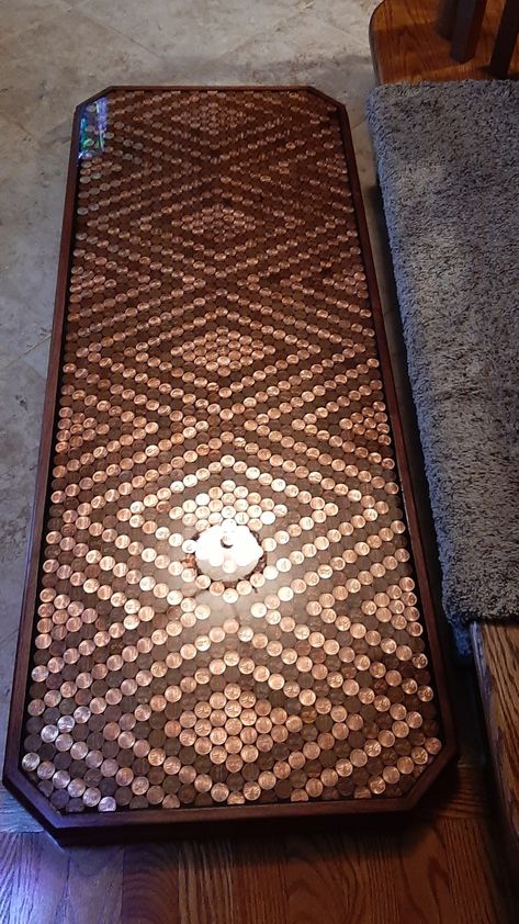 Penny Resin Table, Epoxy Penny Table, Penny Top Table, Penny Wall Art, Penny Table Top, Penny Countertop, Penny Floors, Penny Decor, Penny Floor Designs