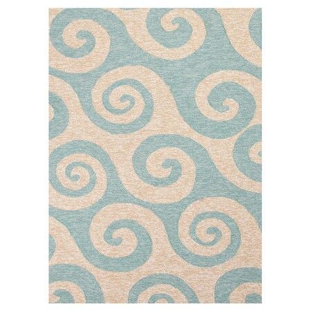 Coastal Blue & Ivory Rug - Wayfair.com Blue Coastal Rug, Jaipur Rugs, Coastal Rugs, Beach Room, Coastal Bathrooms, Coastal Living Rooms, Beach Bedroom, Coastal Bedroom, Coastal Furniture