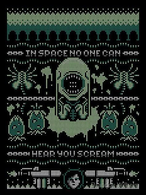 Brandon Wilhelm Shop | Redbubble Alien Pixel Art, Alien Cross Stitch, Ugly Holiday Sweater, 강아지 그림, Pixel Art Grid, Pixel Crochet, Pixel Pattern, Pixel Art Pattern, Perler Patterns