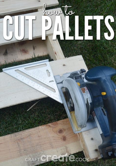 Have you wanted to take the plunge and dive into pallet projects? It’s easy to cut pallets apart with this tutorial! Taking Apart Pallets Easy, Recycling Companies, Rafter Square, Diy Wood Pallet Projects, Electric Saw, Pallet Boards, Cleaning Wood, Take Apart, Pallet Crafts