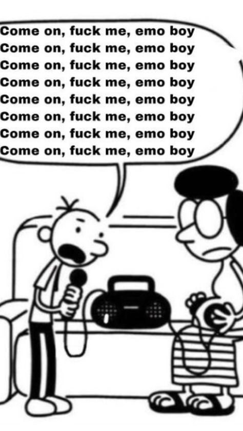 Rodrick Heffley, Devon Bostick, Ayesha Erotica, Emo Boy, Wimpy Kid, Emo Kid, Zoo Wee Mama, Clipuri Video, Kid Memes