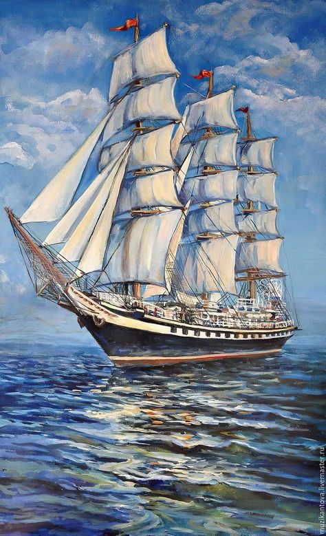 Ocean Art Painting, Navi A Vela, Nautical Crafts, Old Sailing Ships, Monet Paintings, Ship Drawing, Old Boats, Ship Paintings, Soyut Sanat Tabloları