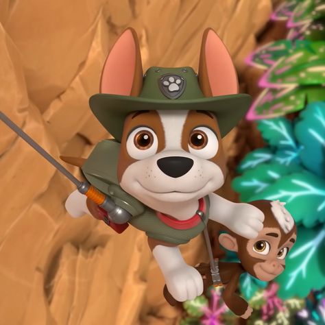 Paw Patrol Aesthetic, Tracker Paw Patrol, Paw Patrol Tracker, Paw Patrol Characters, Marshall Paw Patrol, Paw Patrol Pups, Paw Patrol, Mood Boards, Blossom