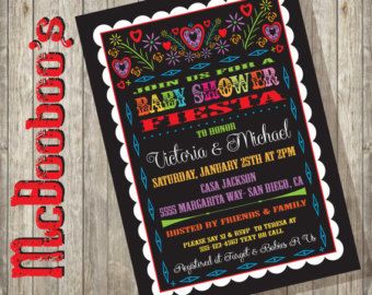 fiesta invitation – Etsy Mexican Birthday Party, Mexican Fiesta Birthday Party, Fiesta Baby Shower Invitations, Mexican Invitations, Mexican Bridal Showers, Mexican Baby Shower, Mexican Birthday Parties, Mexican Babies, Fiesta Birthday Party