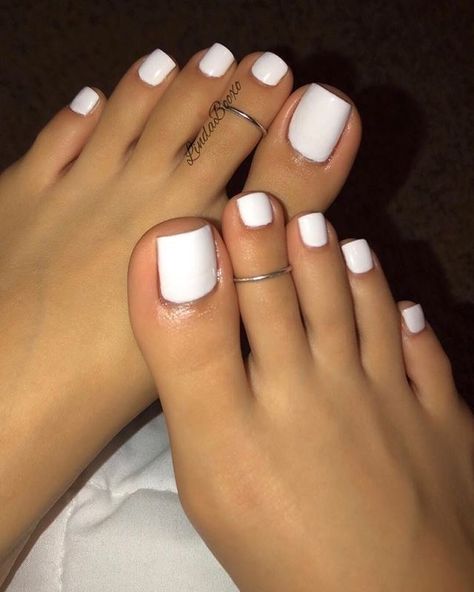 Gel Toe Nails, Acrylic Toes, Acrylic Toe Nails, Toe Nail Color, Pretty Toe Nails, Cute Toe Nails, Summer Toe Nails, Bride Nails, Acrylic Nails Coffin Short