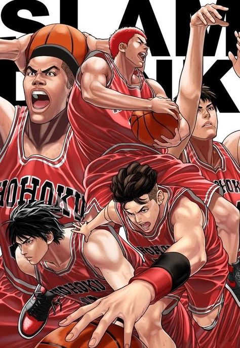 Basketball Manga, Basketball Movies, Slam Dunk Manga, Slam Dunk Anime, Basketball Anime, Seni Pop, Smile Images, Amoled Wallpapers, L Anime