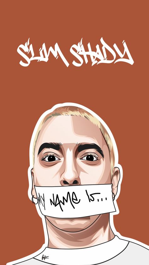 Eminem Illustration, Eminem Fanart, Eminem Art, Eminem Slim Shady, Slim Shady, Rock Posters, Eminem, Fortnite, Vector Art