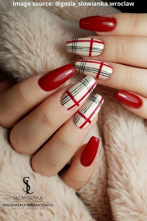 (paid link) Cute Acrylic Nail Ideas for all Season Nail Parlour, Aqua Nails, Fall Nail Art Designs, Cute Nails For Fall, Plaid Nails, Christmas Gel Nails, Creative Nail Designs, Glamorous Nails, Pretty Nail Art Designs