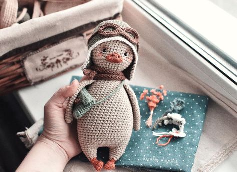 Duck Crochet Pattern, Duck Crochet, Duck Pattern, Christmas Crochet Pattern, Crochet Panda, Crochet Frog, Yarn Bee, Amigurumi Animals, Crochet Pattern Amigurumi