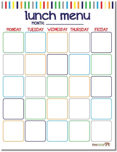 school lunch printable | FREE School Lunch Calendar {printable} Router Letter Templates, School Lunch Menu, Menu Calendar, School Menu, Menu Design Template, Monthly Meal Planning, School Printables, About School, Employee Training