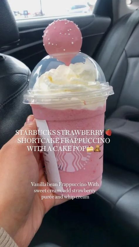 55+ Amazing Starbucks Secret Menu Drinks You Need to Try - HubPages Cake Pop Starbucks, Strawberry Cake Pop, Starbucks Drink Menu, Starbucks Secret Menu Recipes, Cold Starbucks Drinks, Starbucks Strawberry, Starbucks Drinks Diy, Secret Starbucks Recipes, Iced Starbucks Drinks