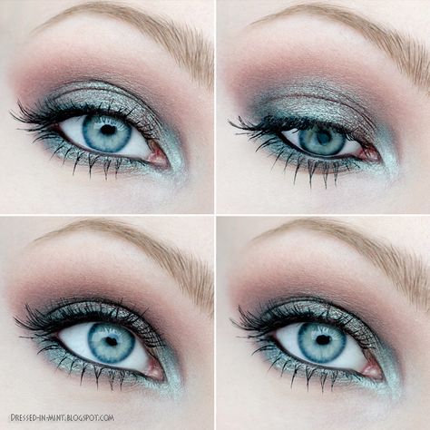 Drag Make-up, Smink Inspiration, Beautiful Eye Makeup, Makijaż Smokey Eye, How To Apply Eyeliner, Blue Eyeshadow, Eye Makeup Tips, Blue Makeup, Origami Owl