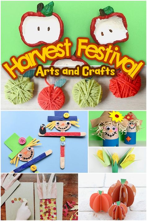 Exciting And Fun Harvest Festival Crafts - Red Ted Art - Kids Crafts 2nd Grade Harvest Party, School Harvest Party, Fall Fest Crafts For Kids, Harvest Crafts For Kids Preschool, Harvest Festival Crafts For Kids, Harvest Crafts Kids, Fall Festival Crafts For Kids, Harvest Crafts For Toddlers, Harvest Festival Activities