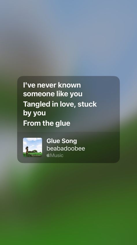 Glue Song Beabadoobee Lyrics, The Glue Song Aesthetic, Beabadoobee Glue Song Aesthetic, Glue Song Lyric, Glue Beabadoobee, Beabadoobee Aesthetic Core, Glue Song Beabadoobee Spotify, Lyrics Beabadoobee, Glue Song Beabadoobee