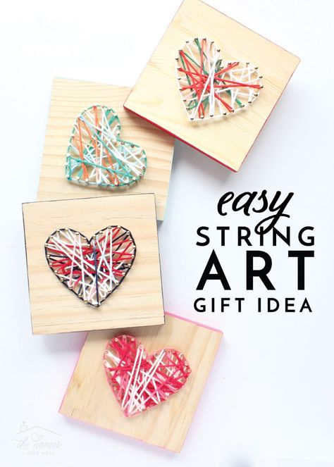 Diy String Art, Diy Crafts For Teens, Quick And Easy Crafts, Diy Projects To Sell, Diy Projects For Beginners, String Art Diy, Simple Craft, Harry Potter Crafts, Kid Craft