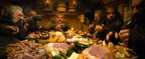 The Hobbit Dwarves, Hobbit Dwarves, Lembas Bread, Hobbit Food, Hobbit Party, Country Breakfast, Hobbit An Unexpected Journey, Eating Schedule, Palate Cleanser