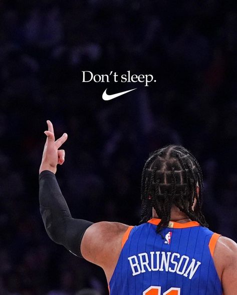 Nike Billboard, Allen Iverson Wallpapers, Slam Basketball, Basketball Quotes Inspirational, Basketball Wallpapers, Jalen Brunson, Basketball Motivation, Knicks Basketball, Nba Basketball Art