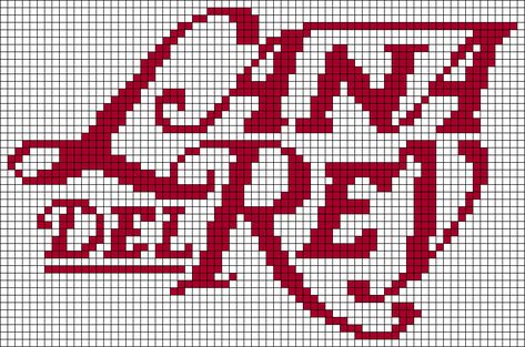 Crochet Grid Patterns Lana Del Rey, Lana Del Rey Tapestry Crochet, Vivienne Westwood Pixel Grid, Lana Del Rey Pixel Grid, Lana Del Rey Crochet Pattern, Lana Del Rey Grid Pattern, Blanket Alpha Pattern, Lana Del Rey Tapestry, Lana Del Rey Alpha Pattern