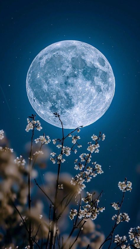 Full Moon Pictures, Mystic Wallpaper, Beautiful Moon Pictures, Moonlight Photography, Beautiful Scenery Photography, Night Sky Photography, Shoot The Moon, Moon Pictures, Night Landscape