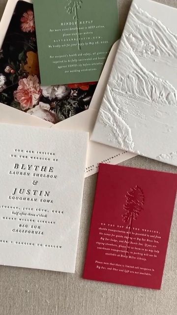 Emily Baird Design on Instagram: "This suite with @behitched and B+J. Gorgeous print and the most stunning Big Sur coastline. . . . #invitation #invitations #weddinginvitations #weddinginvitation #weddinginvites #invites #stationery #paper #letterpress #emboss #embossing #bigsur #cawedding #californiawedding #californiaweddings #bigsurwedding #wedding #weddingday #weddinginspiration #weddingideas #weddingdecor #mountains #goals" Wedding Embossed Invitations, Emily Baird Design, Emboss Wedding Invitation, Wedding Invite Embossed, Blind Embossed Wedding Invitation, Embossed Border Wedding Invitations, Blind Letterpress Wedding Invitation, Fall Wedding Stationery, Embossed Invitations