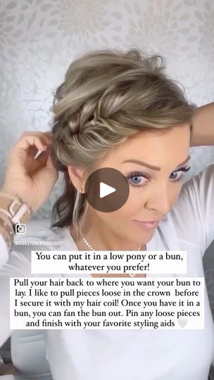 207K views · 1.1K reactions | Easy boho inspired updo for short/medium length hair 🤍..#hair #hairreel #reelhair #hairideas #hairvideos #hairtutorial #easyhair #cutehair #updo #updohairstyles #finehair  #finehairstyles #layeredhaircut #thinhair #finehairupdo #haircut #haircolor #hairoftheday #hairgoals #hairlove #hairtutorialvideo #hairinspiration #hairinspo #hairfashion #bohohair #bohoupdo #shorthairtutorial | Ashley Erickson Beauty | Ashley Erickson Beauty · Original audio Ashley Erickson Hair, Shoulder Length Hair Dos, Ashley Erickson, Fine Hair Updo, Short Medium Length Hair, Hair Dues, Boho Updo, Hair Coils, Hair Due