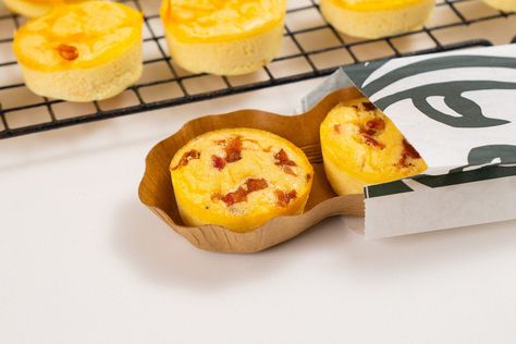 Starbucks Egg Bites (High Protein – Quick Breakfast) Egg Bites Starbucks, Starbucks Egg Bites Recipe, Starbucks Sous Vide Eggs, East Coast Kitchen, Gluten Free Party Food, Homemade Starbucks, Coast Kitchen, Starbucks Egg Bites, Egg Bites Recipe