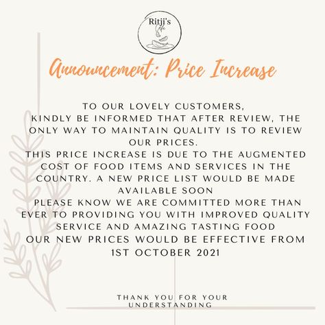 Vacation Notice To Clients, Hairstylist Booking Policy, Lash Price Increase Announcement, Hair Salon Price Increase Sign, Price Increase Announcement Post Salon, New Prices Announcement, Raising Prices In Salon Sign, Hair Salon Price Increase Notice, Price Increase Announcement Post