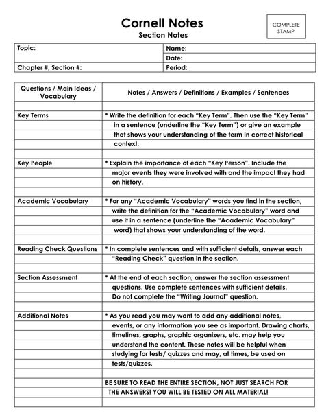 History Notes Template, Reading Notes Template, Class Notes Template, Wicor Strategies, Enemy Pie, Cornell Notes Template Word, Note Taking Strategies, Apa Format, Cornell Notes Template