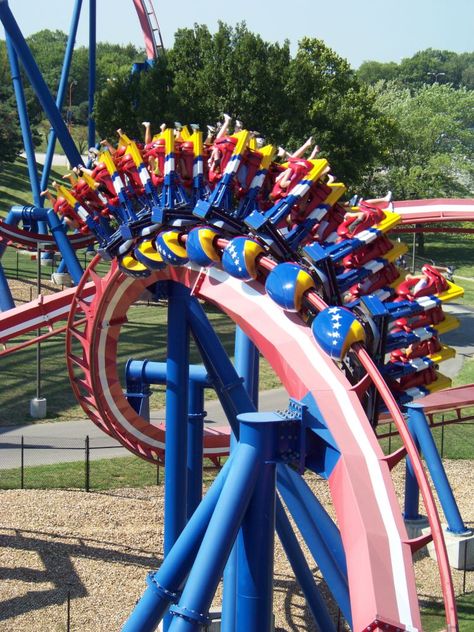 Patriot: Worlds of Fun - Kansas City, Missouri Worlds Of Fun Kansas City, Roller Coasters, Job Interview Tips, Kansas City Missouri, Interview Tips, All Holidays, Job Interview, Amusement Park, Roller Coaster